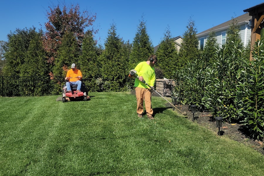 Mulching install